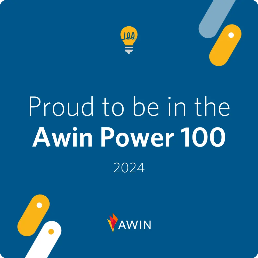 ShopAR named Awin Power 100 top affiliate partner.