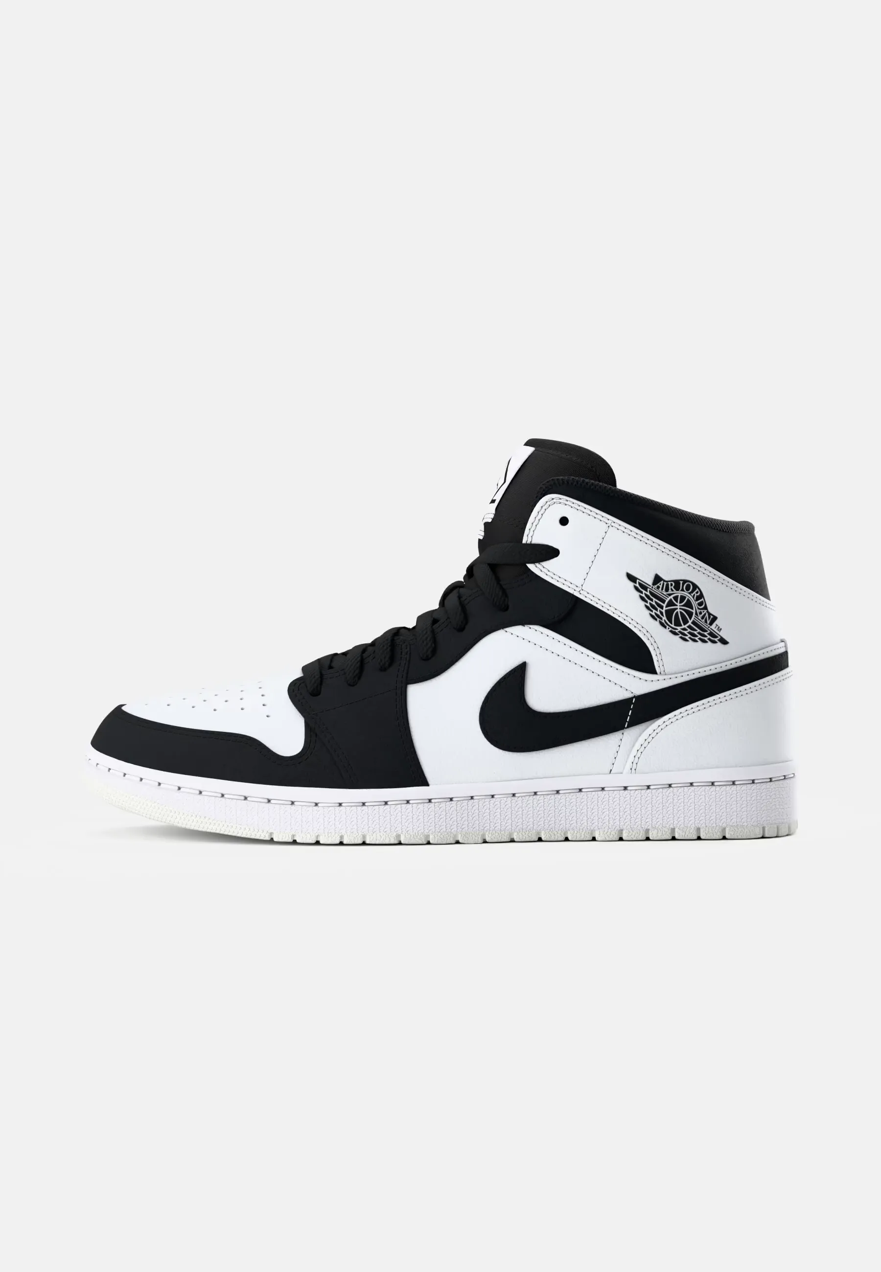 Air Jordan 1 Mid Diamond Black White 