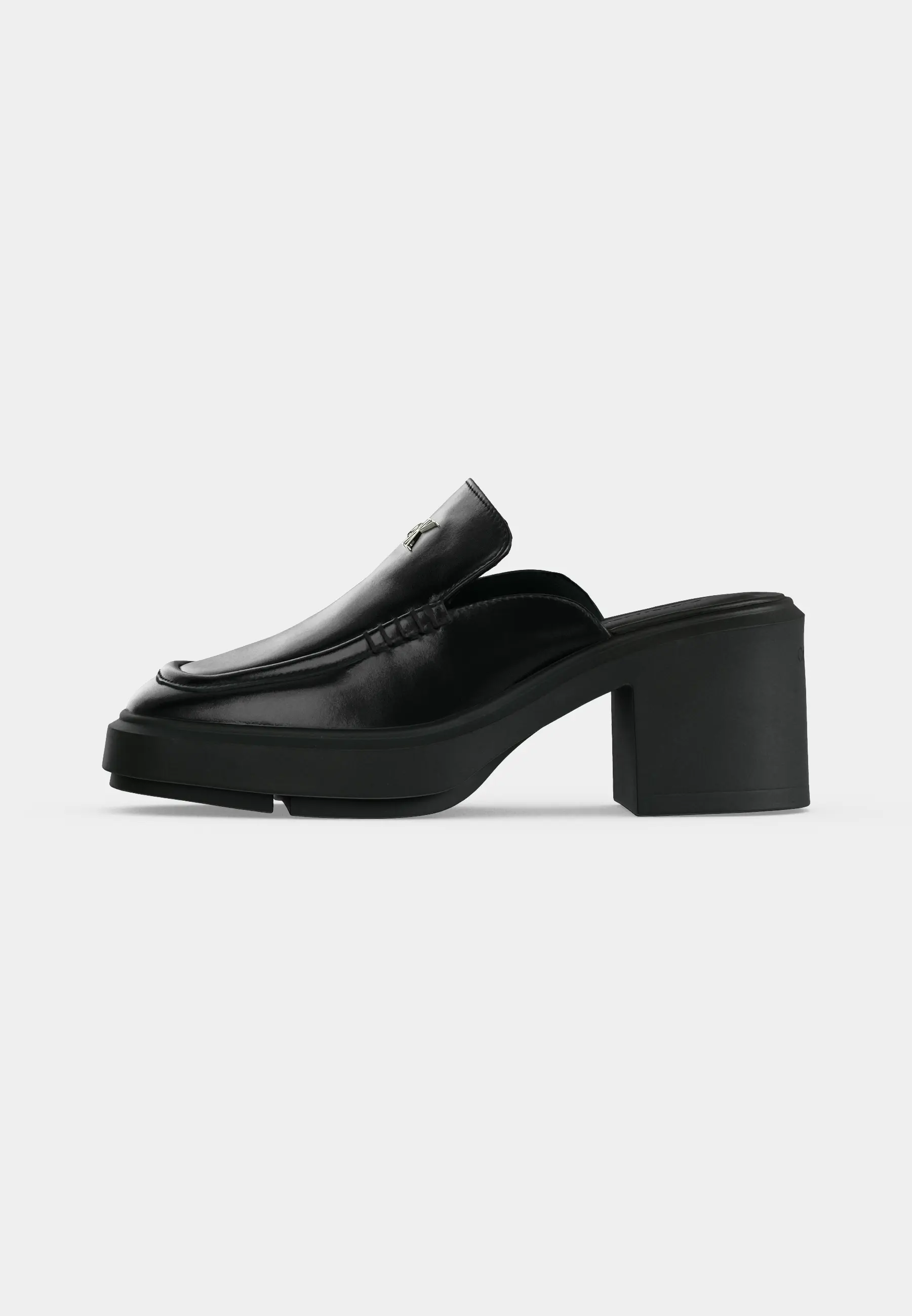 BLOCK HEEL MULE