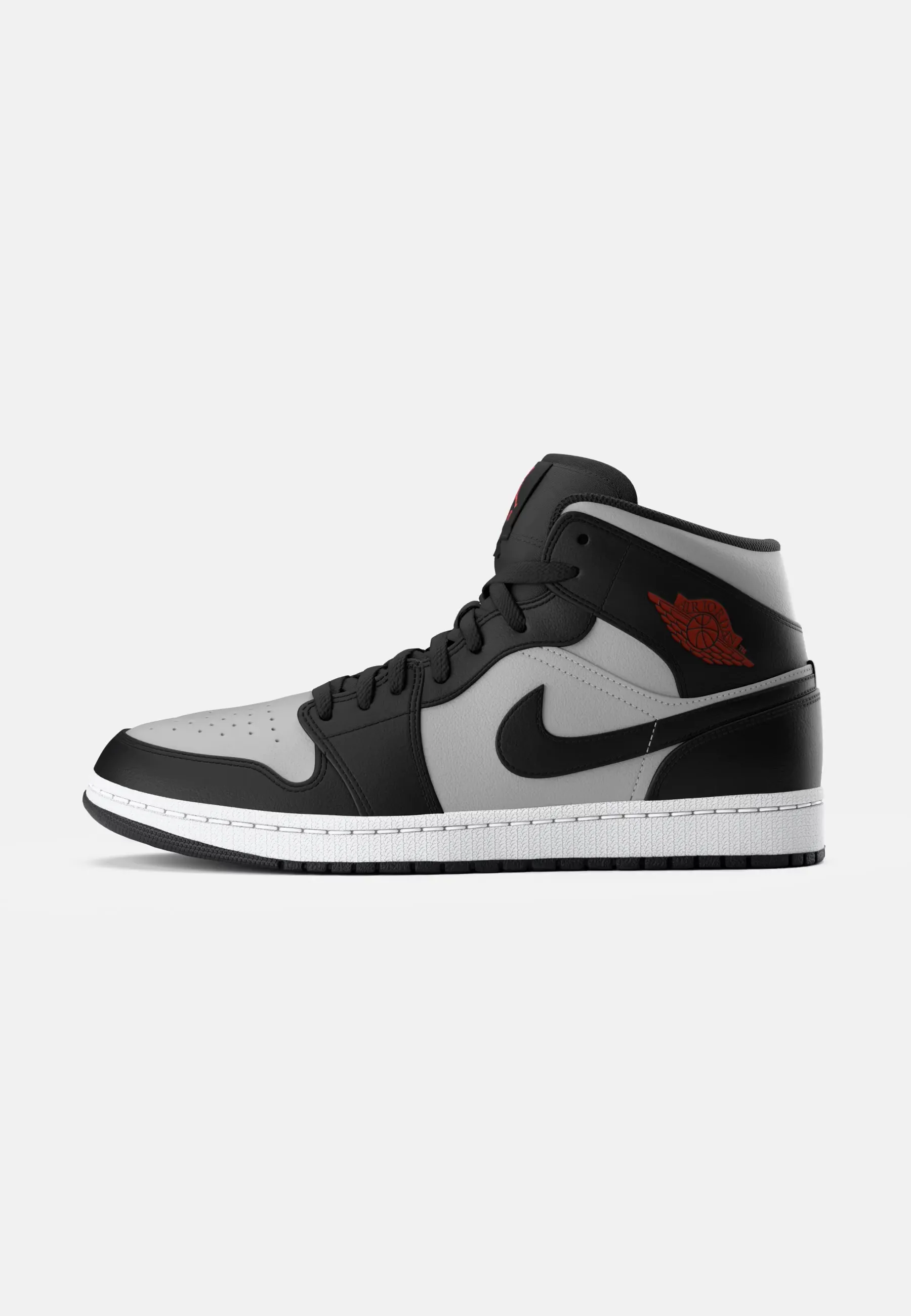 Air Jordan 1 Mid Shadow Red Grey 