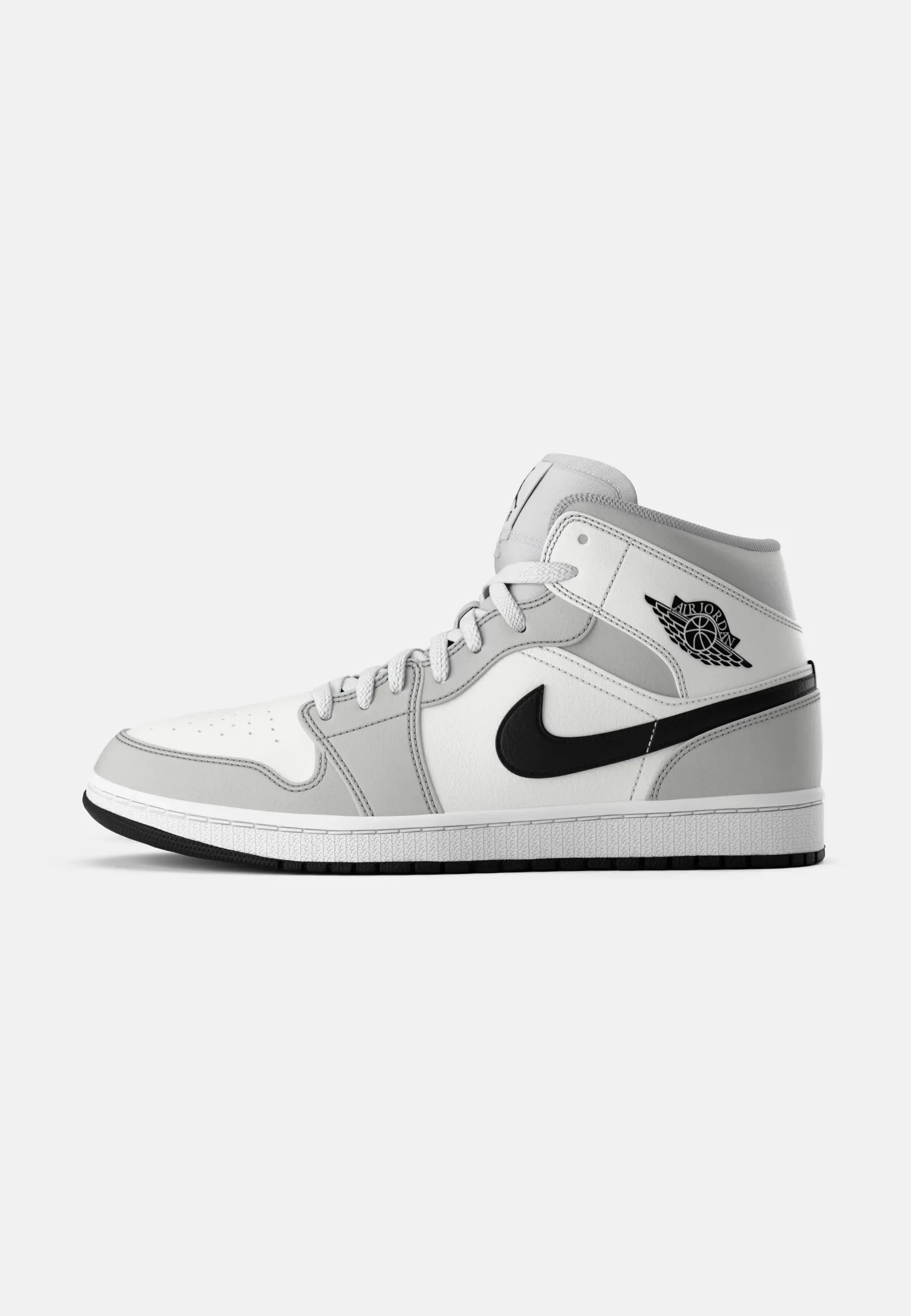 Air Jordan 1 Mid WMNS Light Smoke Grey 