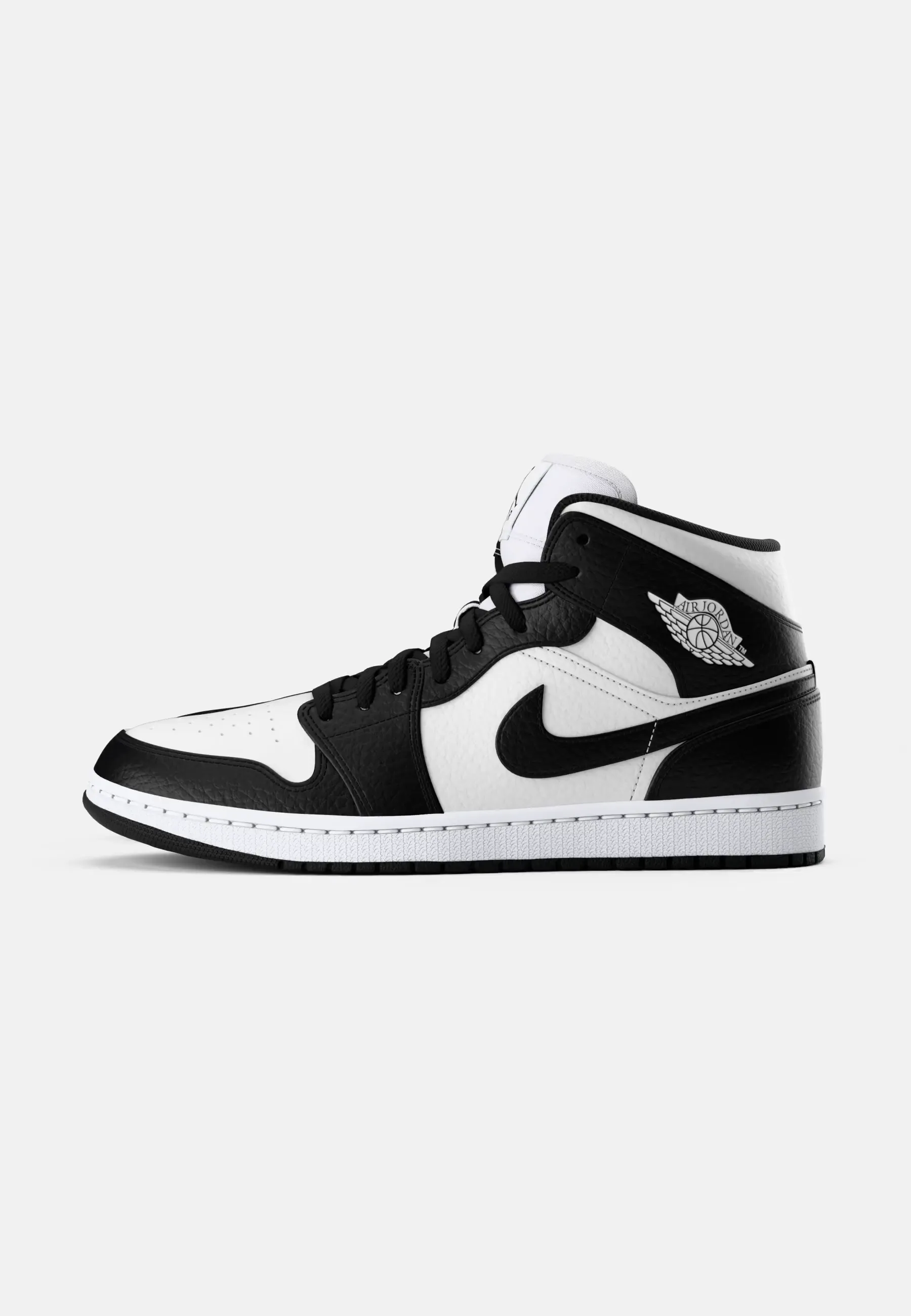 Air Jordan 1 Mid WMNS Split Black White 